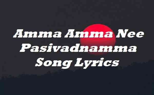 Amma Amma Nee Pasivadnamma Song Lyrics