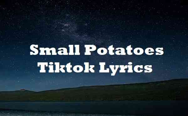 Small Potatoes Tiktok Lyrics