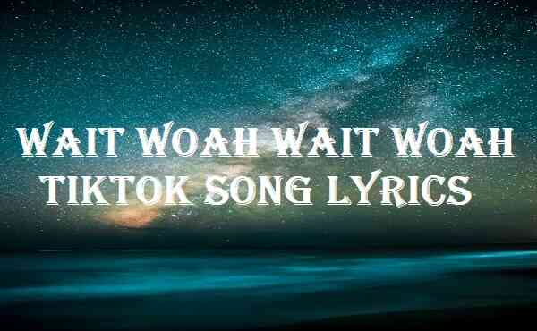 Wait Woah Wait Woah Tiktok Song Lyrics