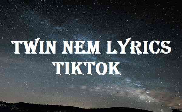 Twin Nem Lyrics Tiktok