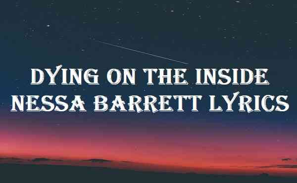 Dying On The Inside Nessa Barrett Lyrics