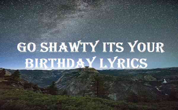 Go Shawty Its Your Birthday Lyrics