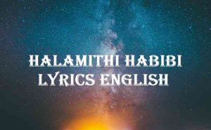 Halamithi Habibi Lyrics English