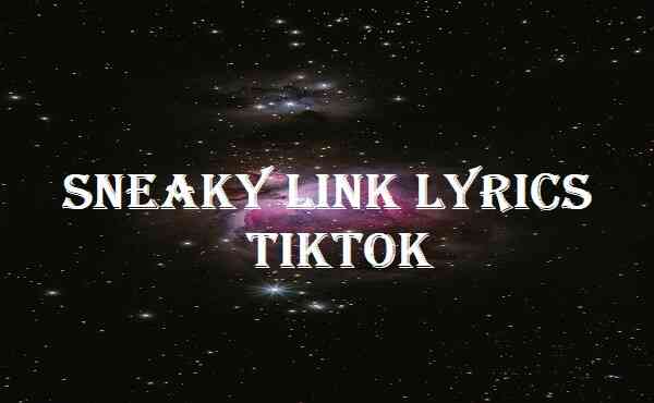 Sneaky Link Lyrics Tiktok