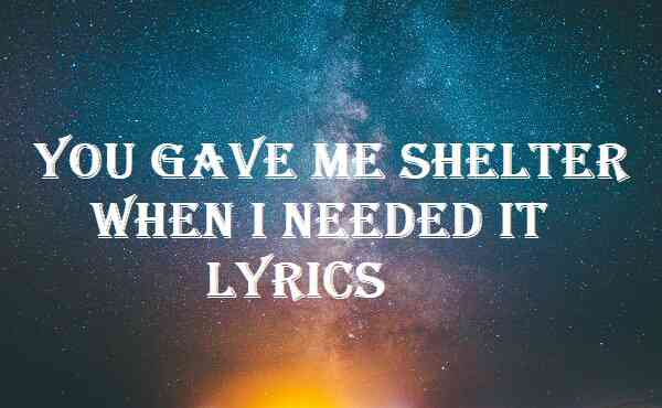 Lyrics For Gimme Shelter