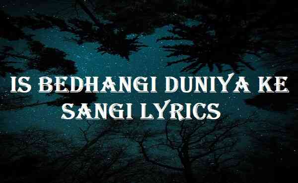 Is Bedhangi Duniya Ke Sangi Lyrics