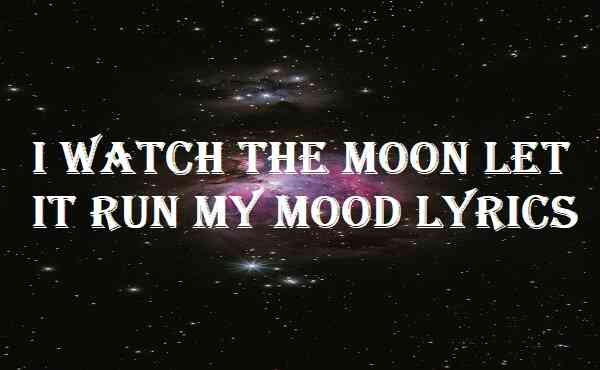 I Watch The Moon Let It Ruin My Mood Lyrics - TikTok Song